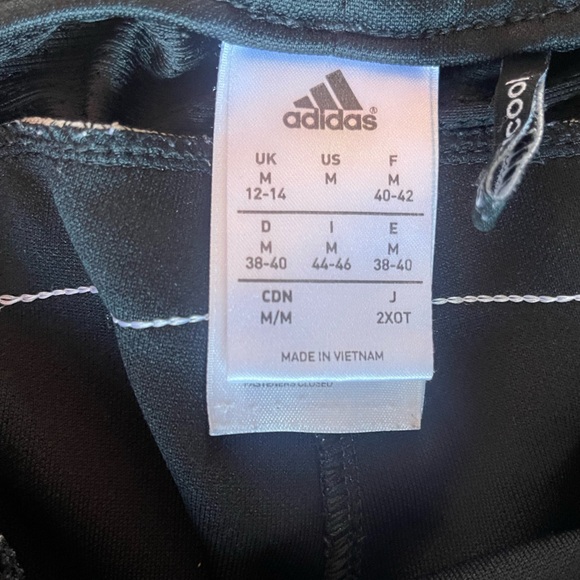 Adidas Women's Black and White Joggers. Size 10/M Fit like Leggings - Picture 5 of 5